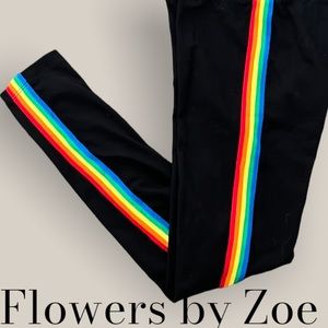 Flowers by Zoe rainbow girls leggings